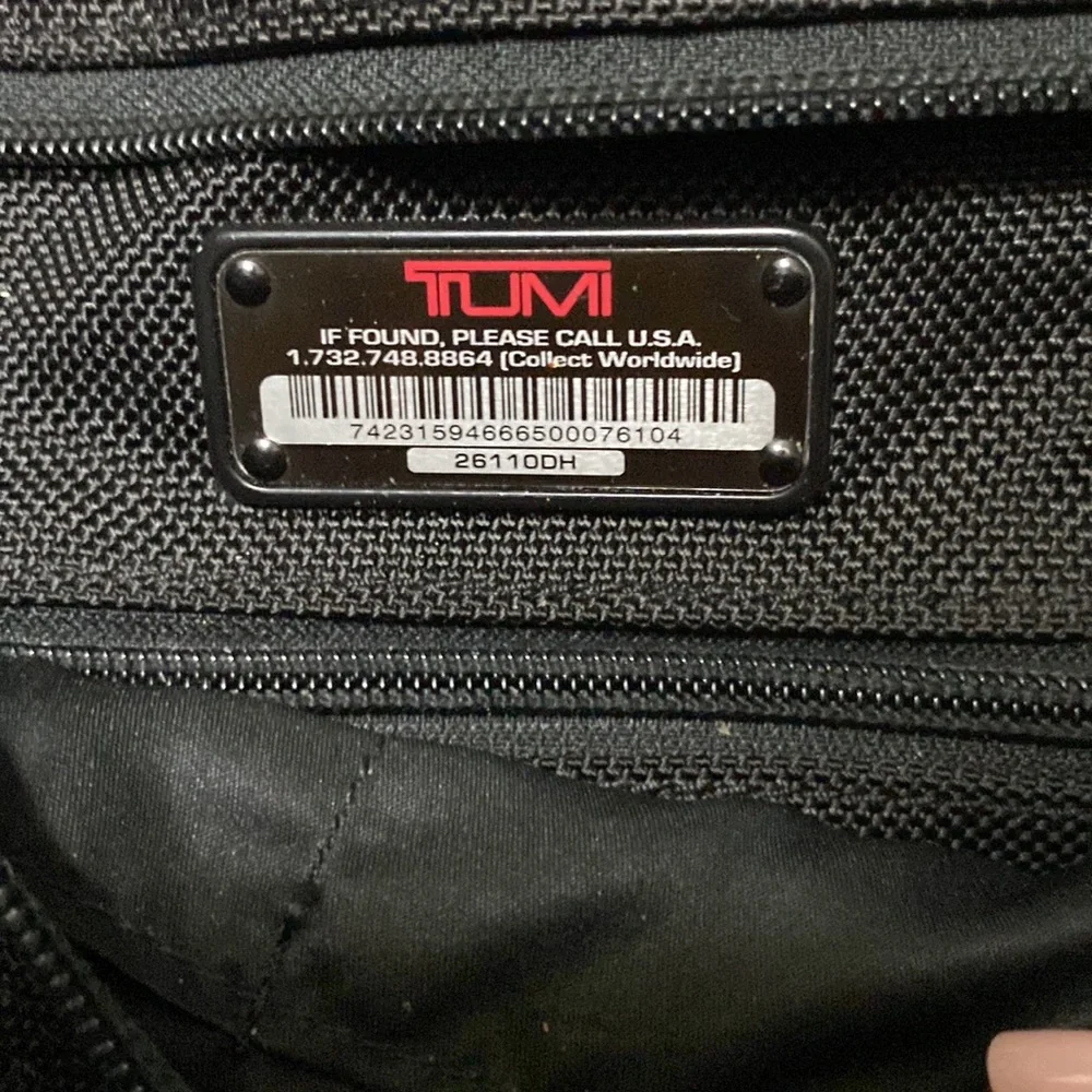 Tumi’s men laptop bag